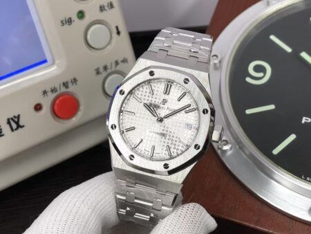APSF Audemars Piguet Royal Oak 37mm 15450 White Dial with Super 3120 Movement - Image 3