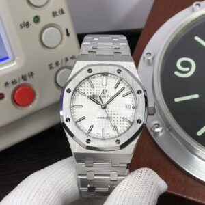APSF Audemars Piguet Royal Oak 37mm 15450 White Dial with Super 3120 Movement