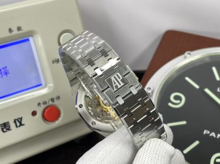 APSF Audemars Piguet Royal Oak 15500 Black Dial with Super Clone 4302 Movement - Image 9