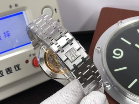 APSF Audemars Piguet Royal Oak 15500 Blue Dial with Super Clone 4302 Movement - Image 9