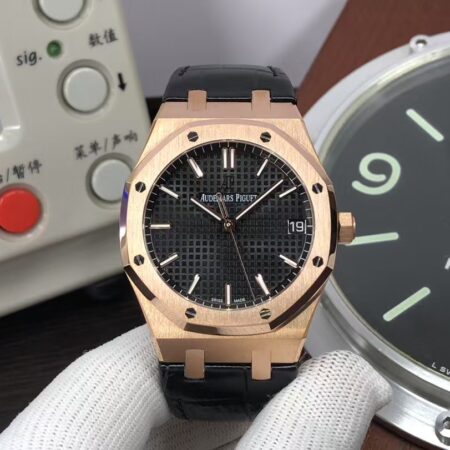Replica Audemars Piguet 15500 Rose Gold Rubber
