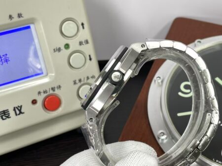 APSF Audemars Piguet Royal Oak Offshore Diver 15703 Black Dial Steel Bracelet with Super 3120 Movement - Image 7