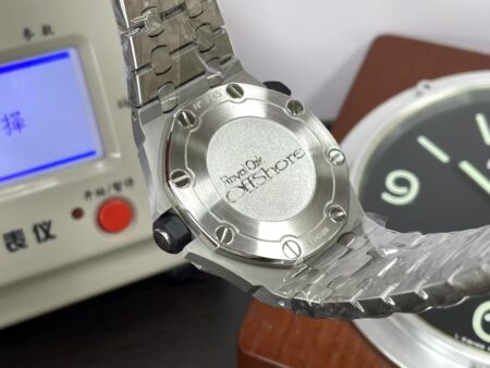 APSF Audemars Piguet Royal Oak Offshore Diver 15703 Black Dial Steel Bracelet with Super 3120 Movement - Image 8