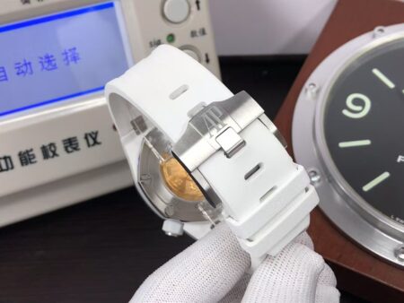 APSF Audemars Piguet Royal Oak Offshore Diver 15707 White Ceramic with Super Clone 3120 Movement - Image 9