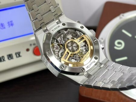 Swiss Replica Audemars Piguet Royal Oak Chronograph 26240 Black Dial with Super Clone 4401 Movement - Image 12