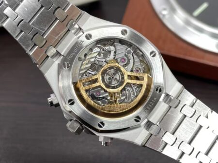 Swiss Replica Audemars Piguet Royal Oak Chronograph 26240 Black Dial with Super Clone 4401 Movement - Image 15
