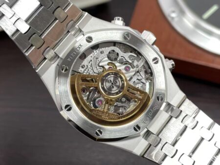 Swiss Replica Audemars Piguet Royal Oak Chronograph 26240 Black Dial with Super Clone 4401 Movement - Image 17