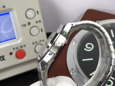 APSF Audemars Piguet Royal Oak Perpetual Calendar 26574 Moon Phase Steel Blue Dial with Clone 5134 Movement - Image 7