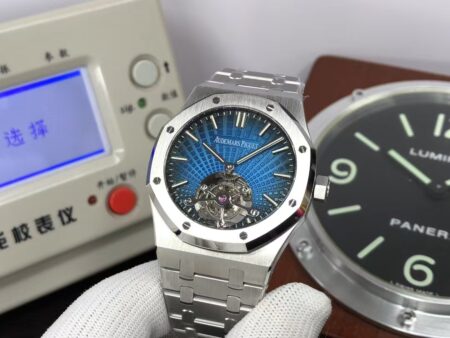 BBSF Audemars Piguet Royal Oak Tourbillon 26522 Blue Dial - Image 4