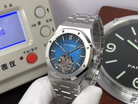 BBSF Audemars Piguet Royal Oak Tourbillon 26522 Blue Dial - Image 5