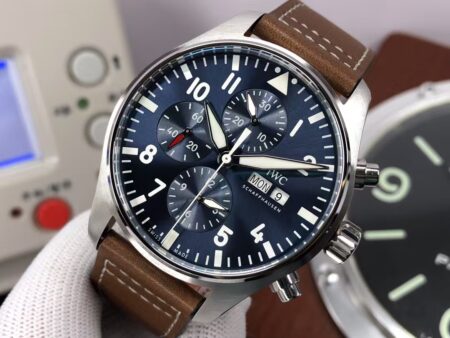 IWC Pilot Chrono IW377714 Le Petit Prince Blue Dial with Clone 79320 Movement - Image 3