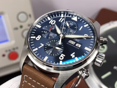 IWC Pilot Chrono IW377714 Le Petit Prince Blue Dial with Clone 79320 Movement - Image 5