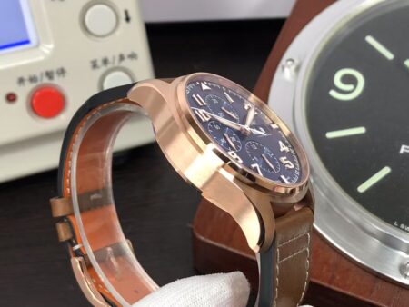 IWC Pilot Chrono IW377721 Le Petit Prince Rose Gold Case Blue Dial with Clone 79320 Movement - Image 6