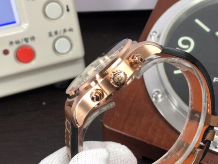 IWC Pilot Chrono IW377721 Le Petit Prince Rose Gold Case Blue Dial with Clone 79320 Movement - Image 7