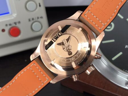 IWC Pilot Chrono IW377721 Le Petit Prince Rose Gold Case Blue Dial with Clone 79320 Movement - Image 8