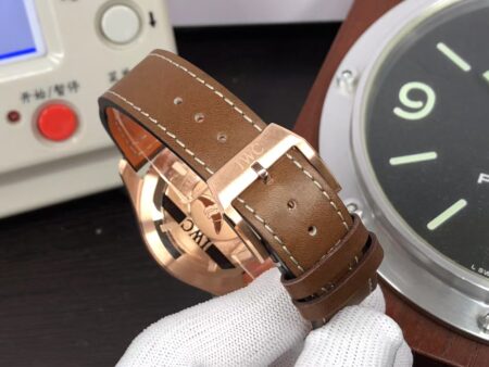IWC Pilot Chrono IW377721 Le Petit Prince Rose Gold Case Blue Dial with Clone 79320 Movement - Image 9