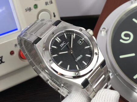 1:1 Replica IWC Ingenieur IW328901 Stainless Steel Case Black Dial With Real Swiss Movement - Image 4
