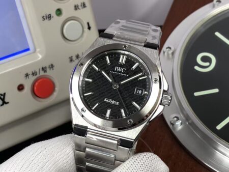 1:1 Replica IWC Ingenieur IW328901 Stainless Steel Case Black Dial With Real Swiss Movement - Image 5