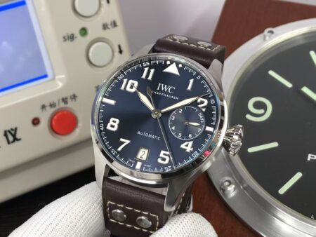 IWC Big Pilot IW500908 Le Petit Prince Blue Dial Brown Leather Strap - Image 4