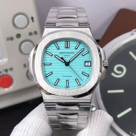 Patek Philippe Nautilus 5711 Super Clone 324 Movement Tiffany Blue Dial with Original Box