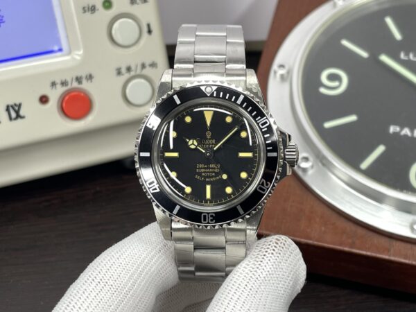 Replica Vintage Tudor Submariner 7928 Clone ETA Movement Acrylic Crystal Black Dial