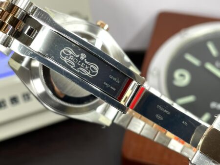 Rolex Datejust II 41mm Rose Gold Case Brown Dial Diamond Markers with Jubilee Bracelet - Image 11