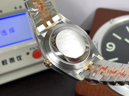 Rolex Datejust II 41mm Rose Gold Case Brown Dial Diamond Markers with Jubilee Bracelet - Image 12