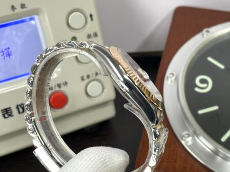 Rolex Datejust II 41mm Rose Gold Case Brown Dial Diamond Markers with Jubilee Bracelet - Image 8
