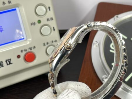 Rolex Datejust II 41mm Rose Gold Case Brown Dial Diamond Markers with Jubilee Bracelet - Image 9