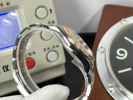 Rolex Daytona 126503 Two Tone Yellow Gold Case Super Clone 4131 Movement White Dial - Image 8