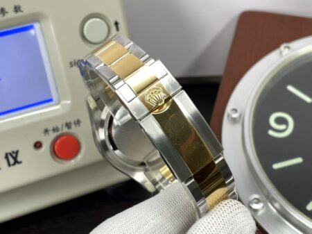 Rolex Daytona 126503 Two Tone Yellow Gold Case Super Clone 4131 Movement White Dial - Image 10