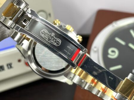 Rolex Daytona 126503 Two Tone Yellow Gold Case Super Clone 4131 Movement White Dial - Image 11