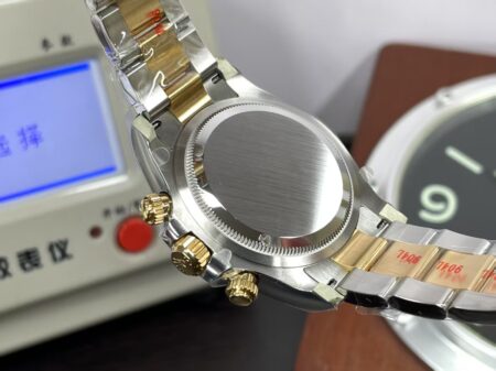 Rolex Daytona 126503 Two Tone Yellow Gold Case Super Clone 4131 Movement White Dial - Image 12