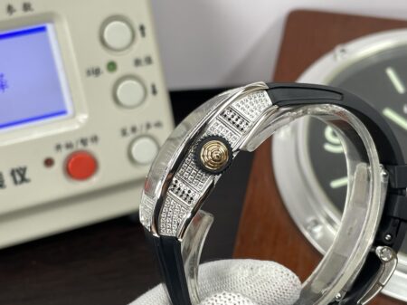 Richard Mille RM07-01 Snow Diamond Super Clone CRMA2 Automatic Movement with Black Rubber Band - Image 8