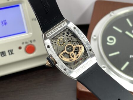 Richard Mille RM07-01 Snow Diamond Super Clone CRMA2 Automatic Movement with Black Rubber Band - Image 10