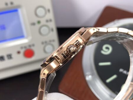 Patek Philippe Nautilus Ladies 7118 Rose Gold Case White Dial Diamond Bezel with Super Clone 324 Movement - Image 7