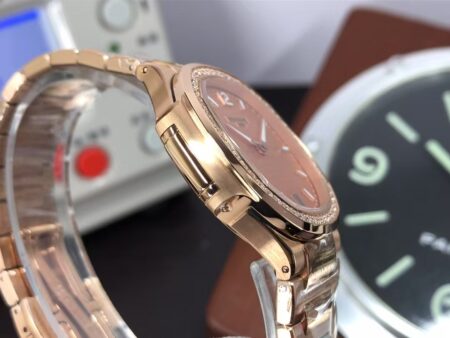 Patek Philippe Nautilus 7118 Ladies Rose Gold Case Rose Gold Dial Super Clone 324 Movement - Image 6