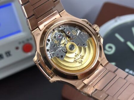 Patek Philippe Nautilus 7118 Ladies Rose Gold Case Rose Gold Dial Super Clone 324 Movement - Image 8