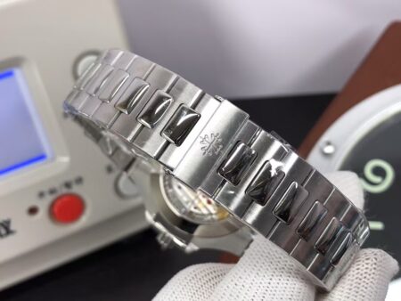 Premium Replica Patek Philippe Nautilus Annual Calendar 5726 Stainless Steel Case Clone 325 Movement Grey Dial - Image 9