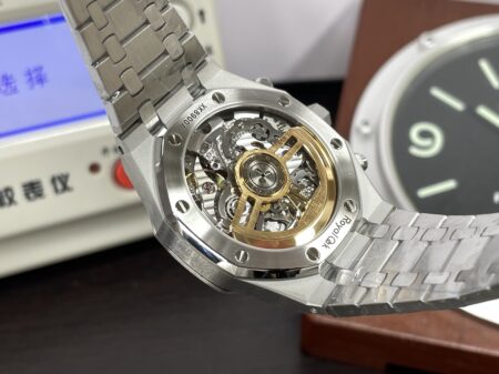 Audemars Piguet Royal Oak Chrono 26240 Stainless Steel Case Green Dial with Super Clone 4401 Movement - Image 13