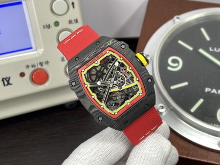 Premium Replica Richard Mille RM67-02 Germany Clone CRMA7 Movement NTPT Case Red Nylon Strap - Image 2