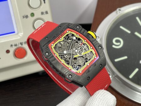 Premium Replica Richard Mille RM67-02 Germany Clone CRMA7 Movement NTPT Case Red Nylon Strap - Image 5