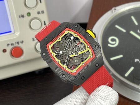 Premium Replica Richard Mille RM67-02 Germany Clone CRMA7 Movement NTPT Case Red Nylon Strap - Image 6