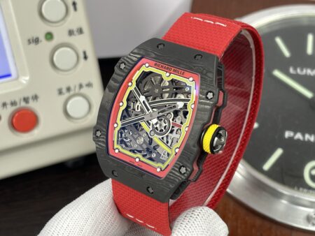 Premium Replica Richard Mille RM67-02 Germany Clone CRMA7 Movement NTPT Case Red Nylon Strap - Image 7