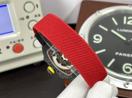 Premium Replica Richard Mille RM67-02 Germany Clone CRMA7 Movement NTPT Case Red Nylon Strap - Image 10
