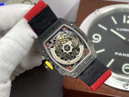 Premium Replica Richard Mille RM67-02 Germany Clone CRMA7 Movement NTPT Case Red Nylon Strap - Image 12