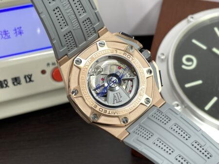 Audemars Piguet Royal Oak Offshore LeBron James Cermet Bezel Clone 3126 Movement with Grey Rubber Strap - Image 10