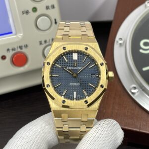 Audemars Piguet Royal Oak 37mm 15450 Yellow Gold Case Blue Dial with Super 3120 Movement