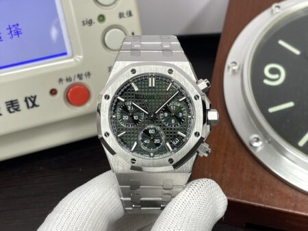 Audemars Piguet Royal Oak Chrono 26240 Stainless Steel Case Green Dial with Super Clone 4401 Movement