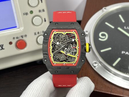 Premium Replica Richard Mille RM67-02 Germany Clone CRMA7 Movement NTPT Case Red Nylon Strap